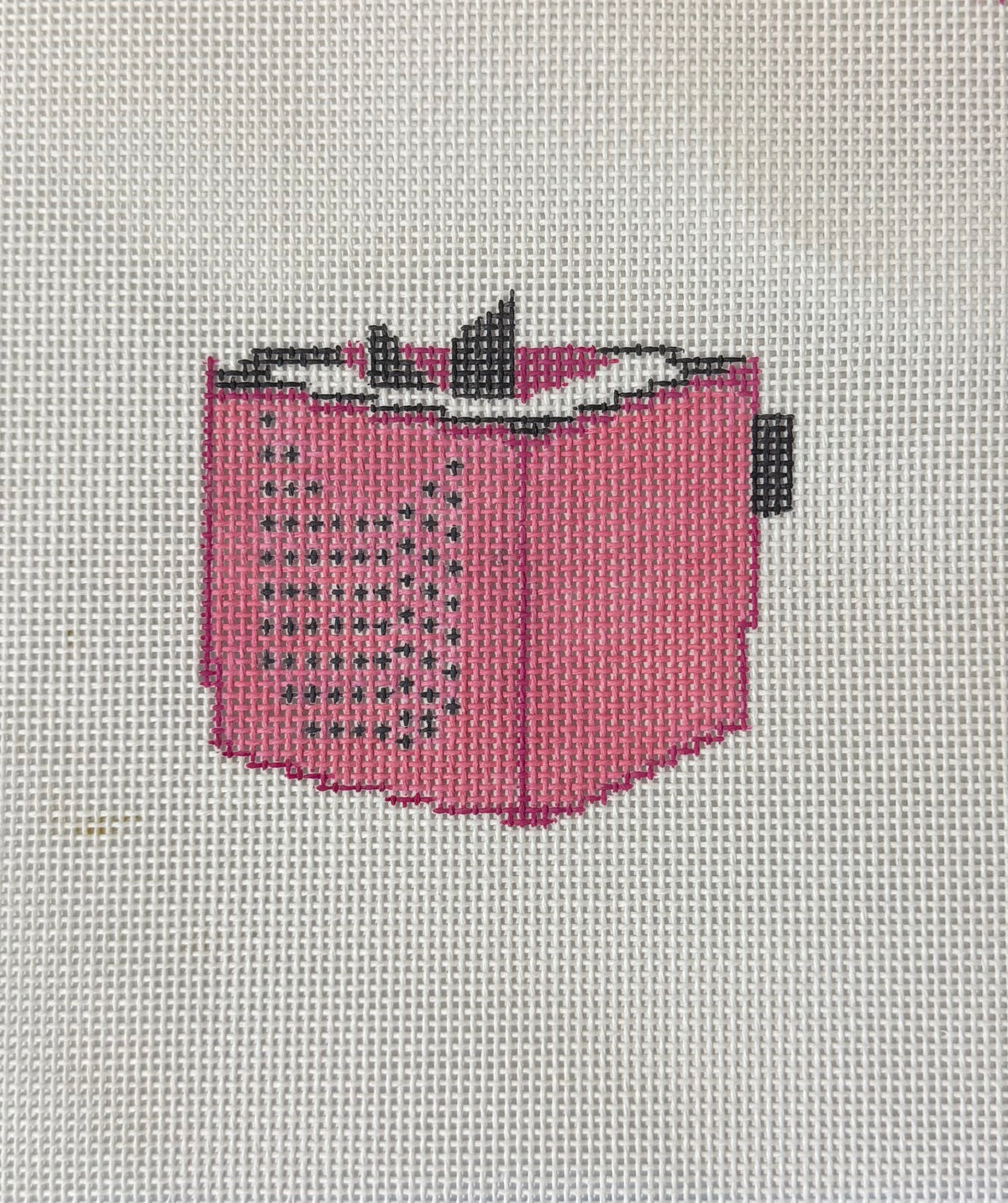 Tonie Box Handpainted Needlepoint Canvas | 18 Mesh