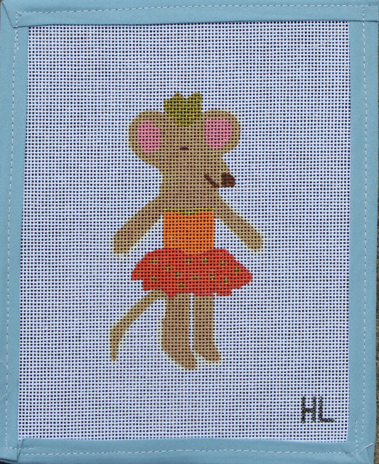 Maileg Inspired Mouse Needlepoint Canvas