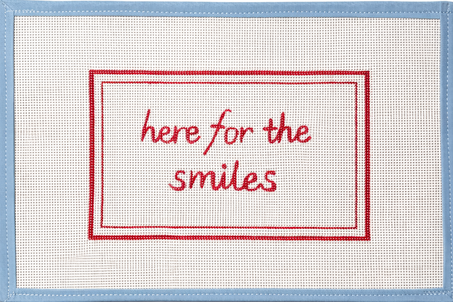 Chick Fil A Inspired Handpainted Needlepoint Canvas | 13 Mesh