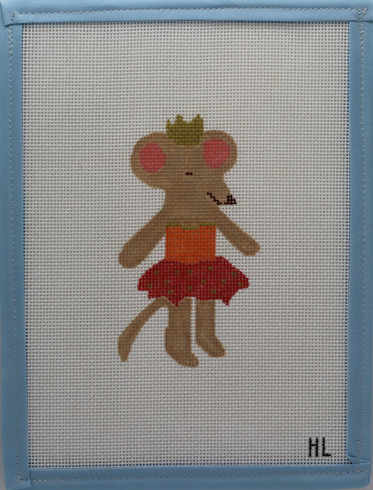 Maileg Inspired Mouse Needlepoint Canvas | 18 Mesh