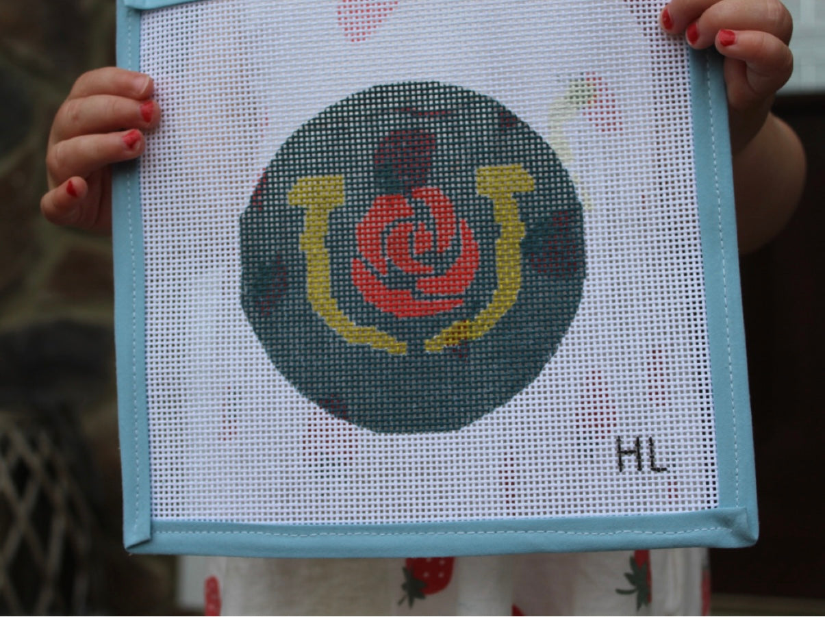Kentucky Derby Needlepoint Canvas | 13 Mesh