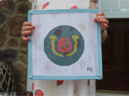 Kentucky Derby Needlepoint Canvas | 13 Mesh
