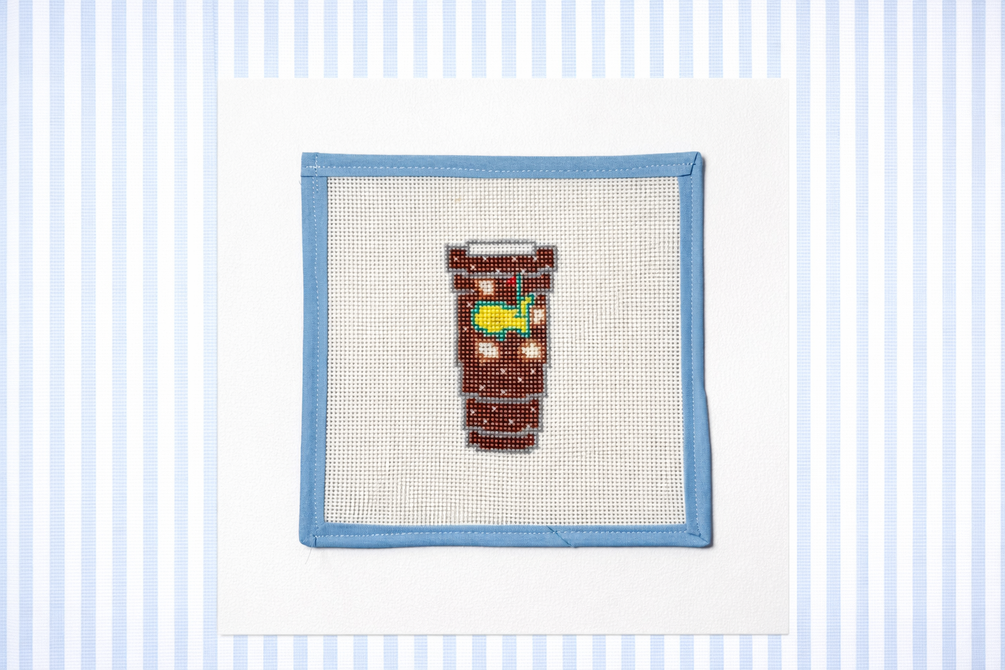 The Masters Augusta Golf Handpainted Needlepoint Canvas | The Masters Tervis Cup