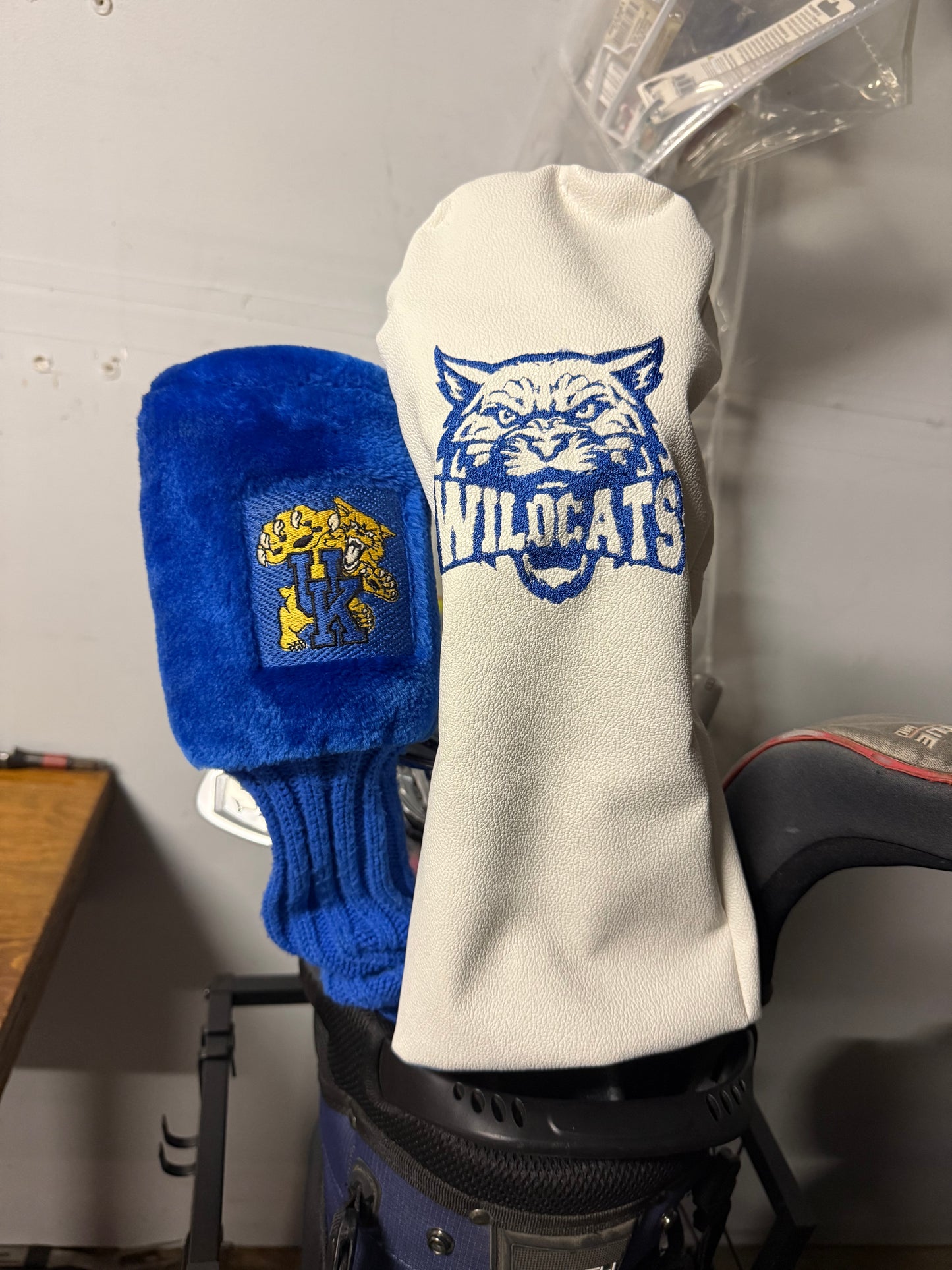 Custom Embroidered Golf Club Covers | Faux Leather Driver, Fairway & Hybrid Covers | Personalized Golf Headcovers | Custom Name, Logo, Dog