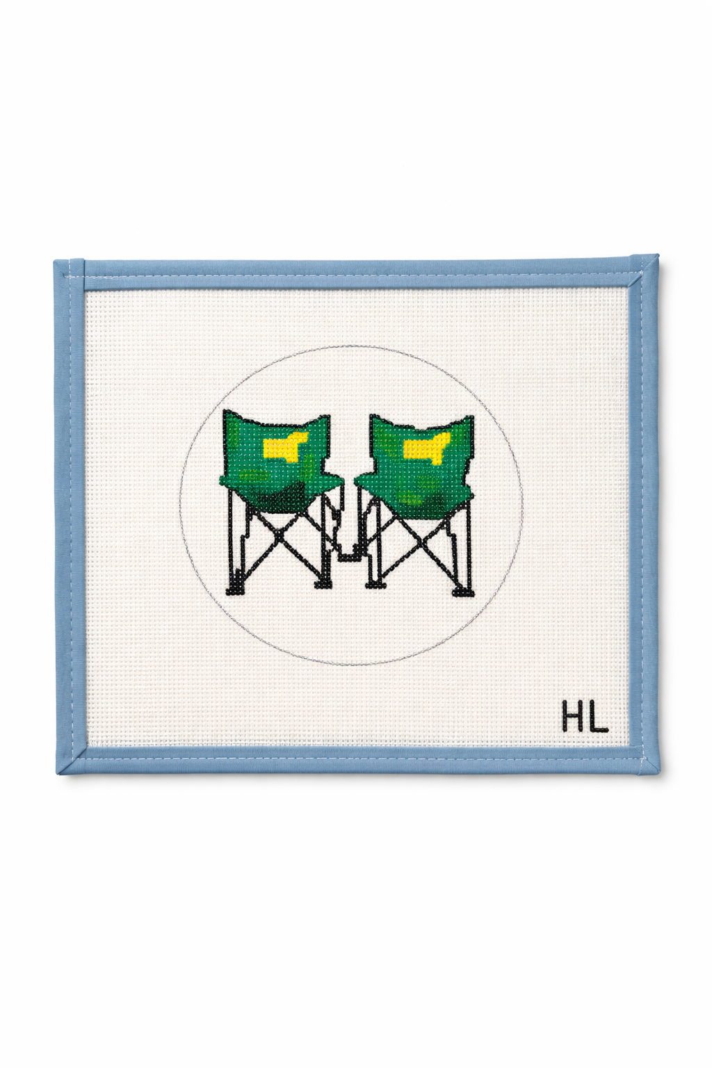 Masters Chairs Handpainted Needlepoint Canvas | 13 or 18 Mesh