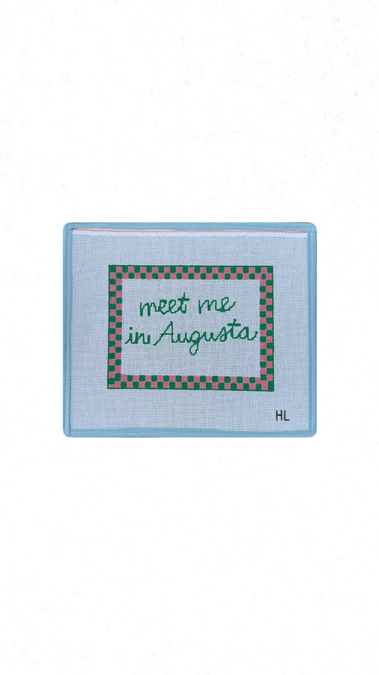 Meet Me in Augusta | Handpainted Needlepoint Canvas