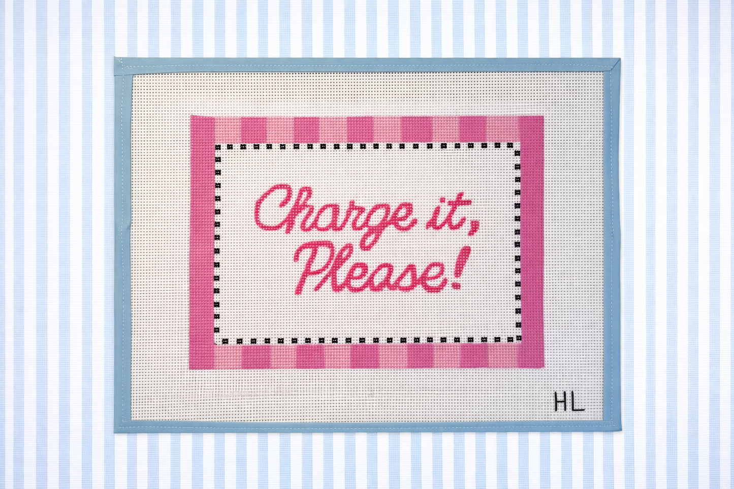 Eloise Inspired Handpainted Needlepoint Canvas