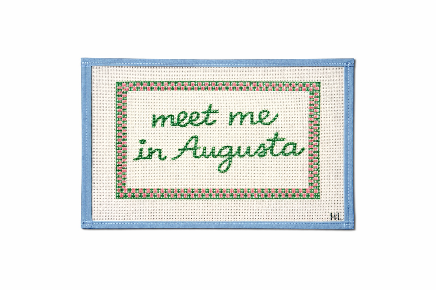 Meet Me in Augusta | Handpainted Needlepoint Canvas